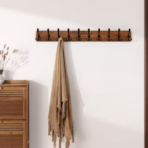 Home porte manteaux mural «entrée» bois & métal